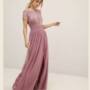 Little mistress lace detail dress size 12